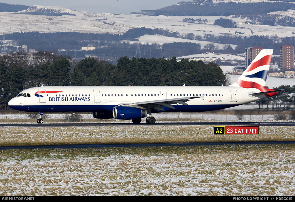 Aircraft Photo of G-EUXI | Airbus A321-231 | British Airways | AirHistory.net #65174