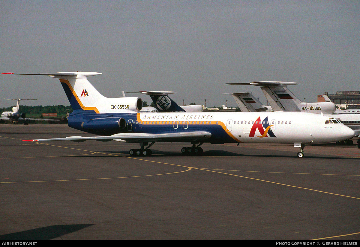 Aircraft Photo of EK-85536 | Tupolev Tu-154B-2 | Armenian Airlines | AirHistory.net #65178