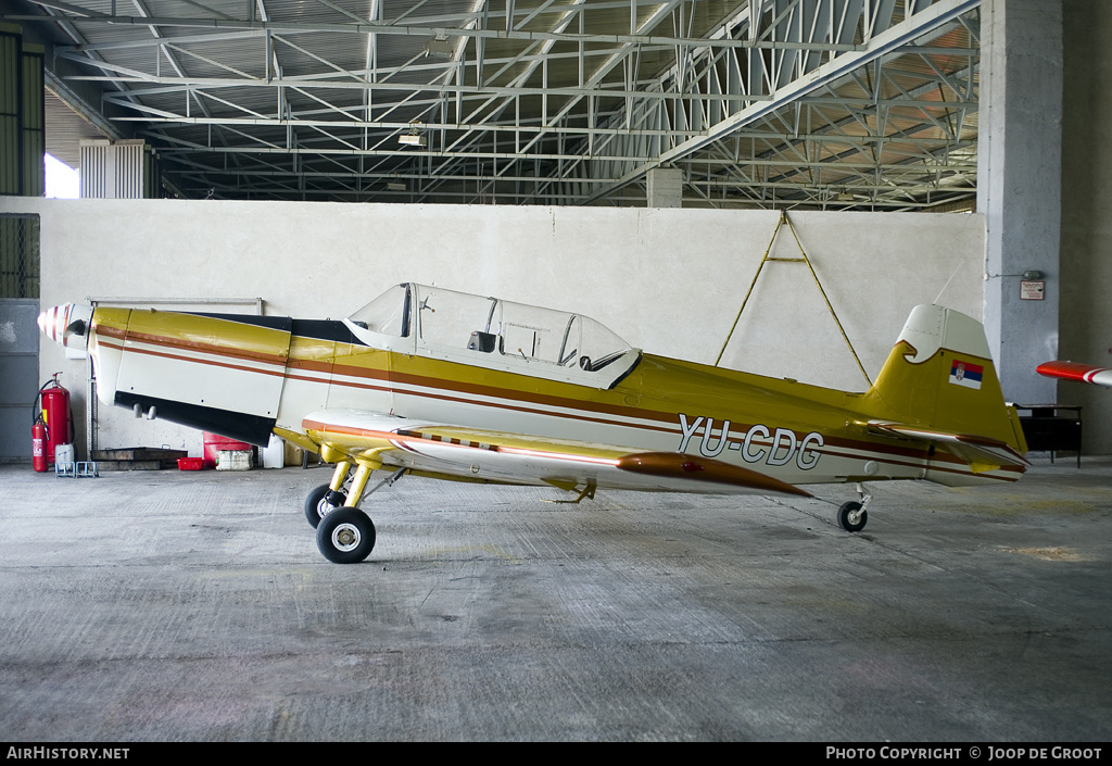 Aircraft Photo of YU-CDG | Zlin Z-526F Trener Master | AirHistory.net #65195