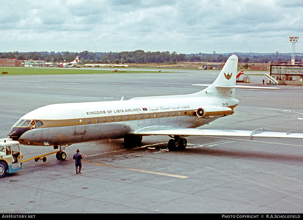 Aircraft Photo of 5A-DAE | Sud SE-210 Caravelle VI-R | Kingdom of Libya Airlines | AirHistory.net #65216