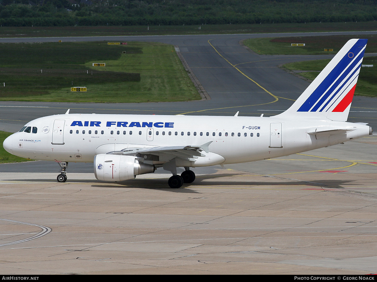 Aircraft Photo of F-GUGM | Airbus A318-111 | Air France | AirHistory.net #65223