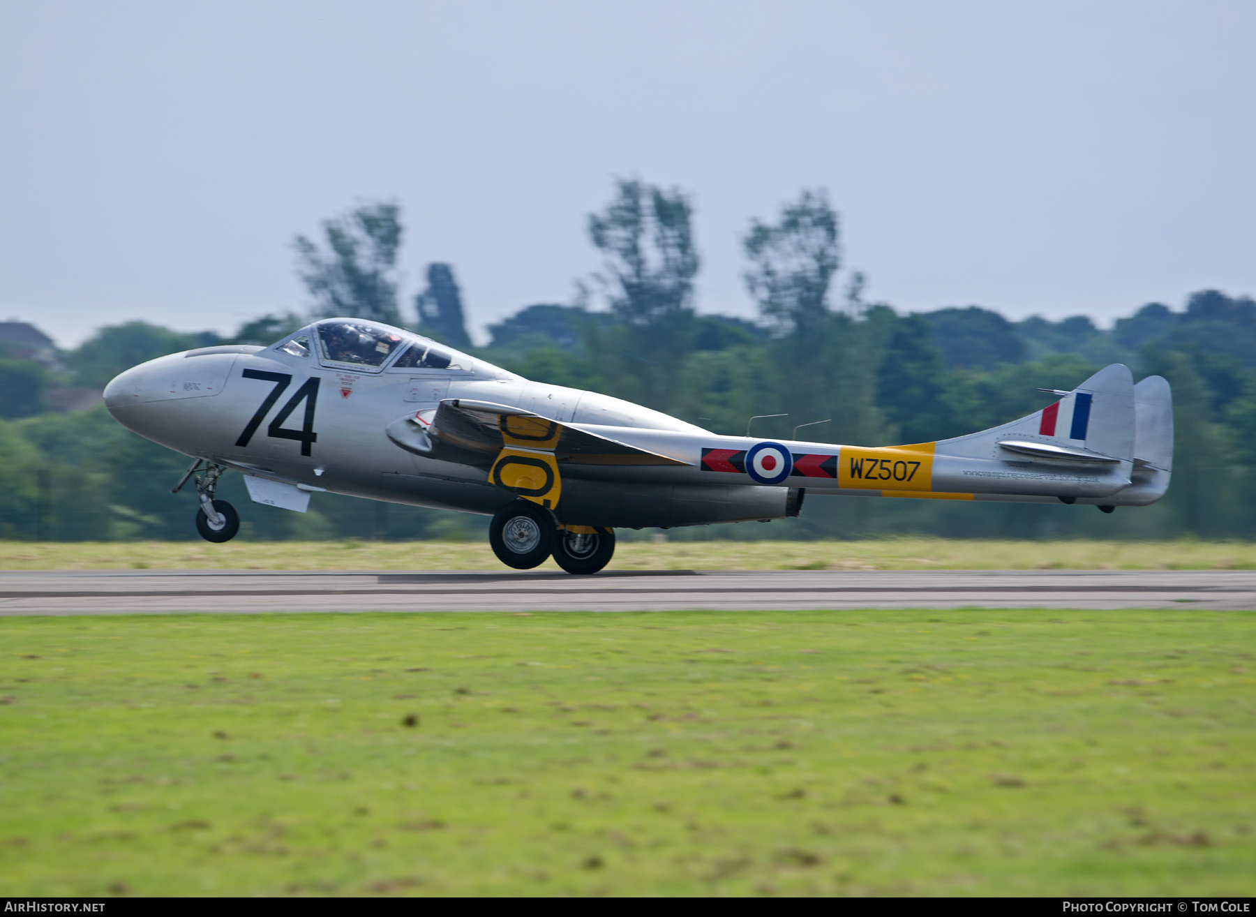 Aircraft Photo of G-VTII / WZ507 | De Havilland D.H. 115 Vampire T11 | UK - Air Force | AirHistory.net #65229