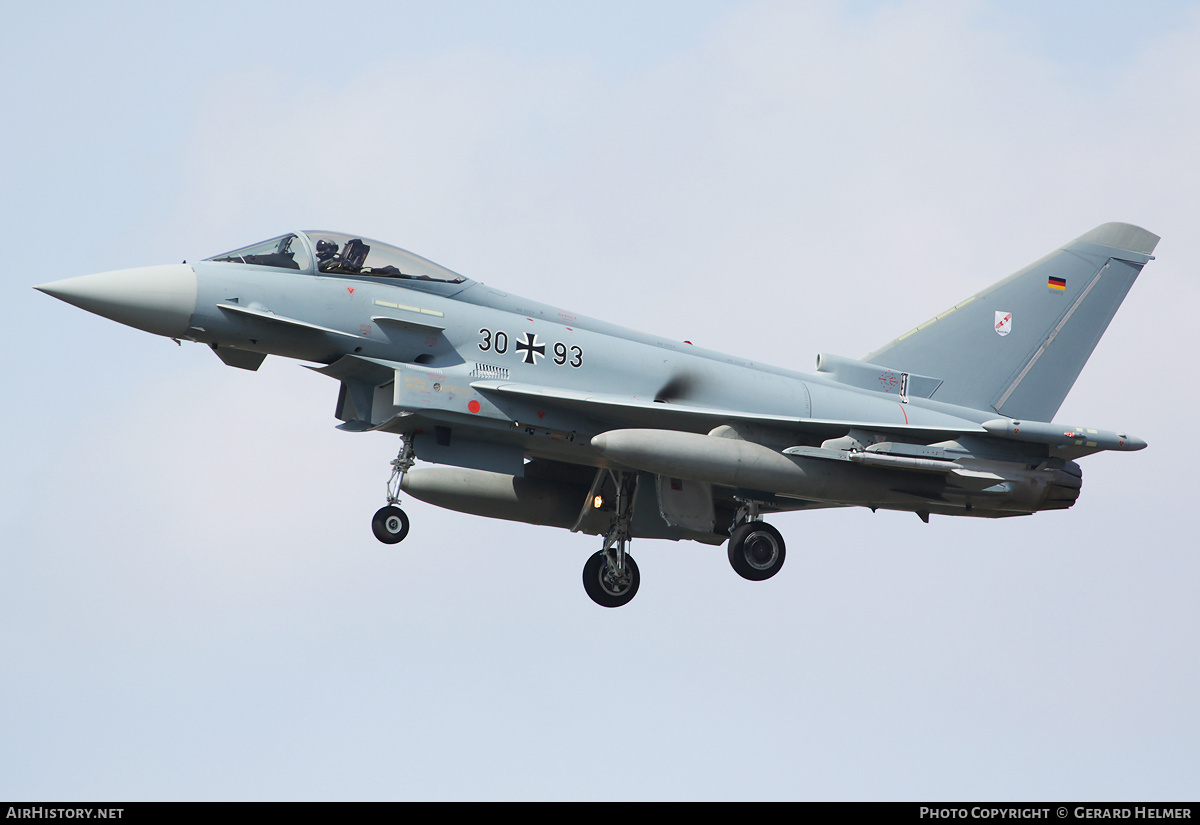 Aircraft Photo of 3093 | Eurofighter EF-2000 Typhoon S | Germany - Air Force | AirHistory.net #65270