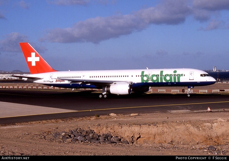 Aircraft Photo of HB-IHR | Boeing 757-2G5 | Balair | AirHistory.net #65274