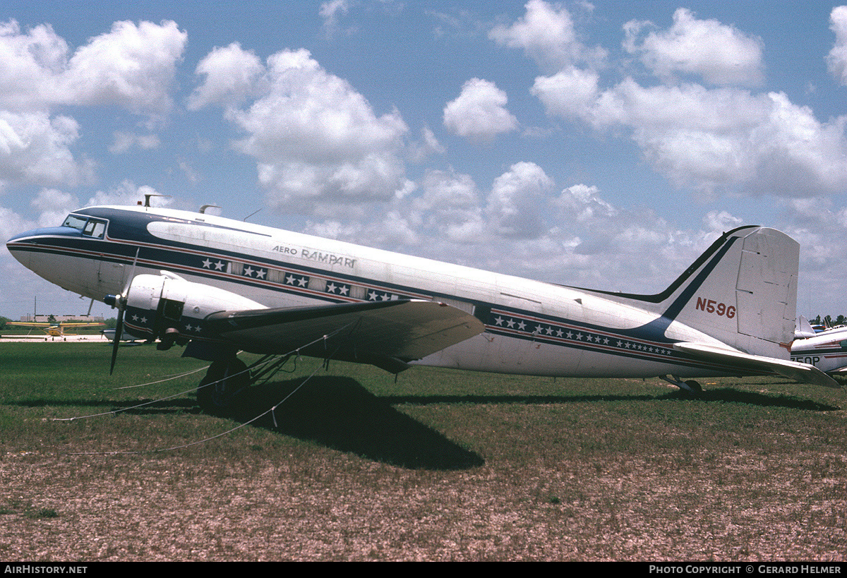 Aircraft Photo of N59G | Douglas C-49J | Aero Rampart | AirHistory.net #65277