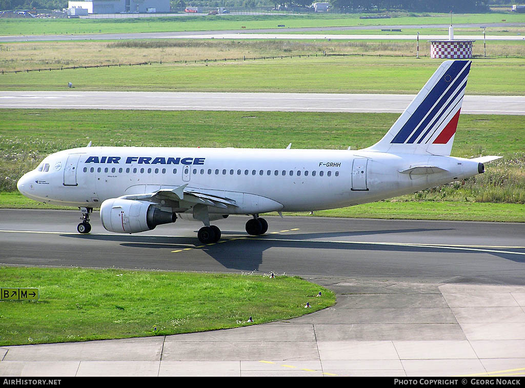 Aircraft Photo of F-GRHH | Airbus A319-111 | Air France | AirHistory.net #65285