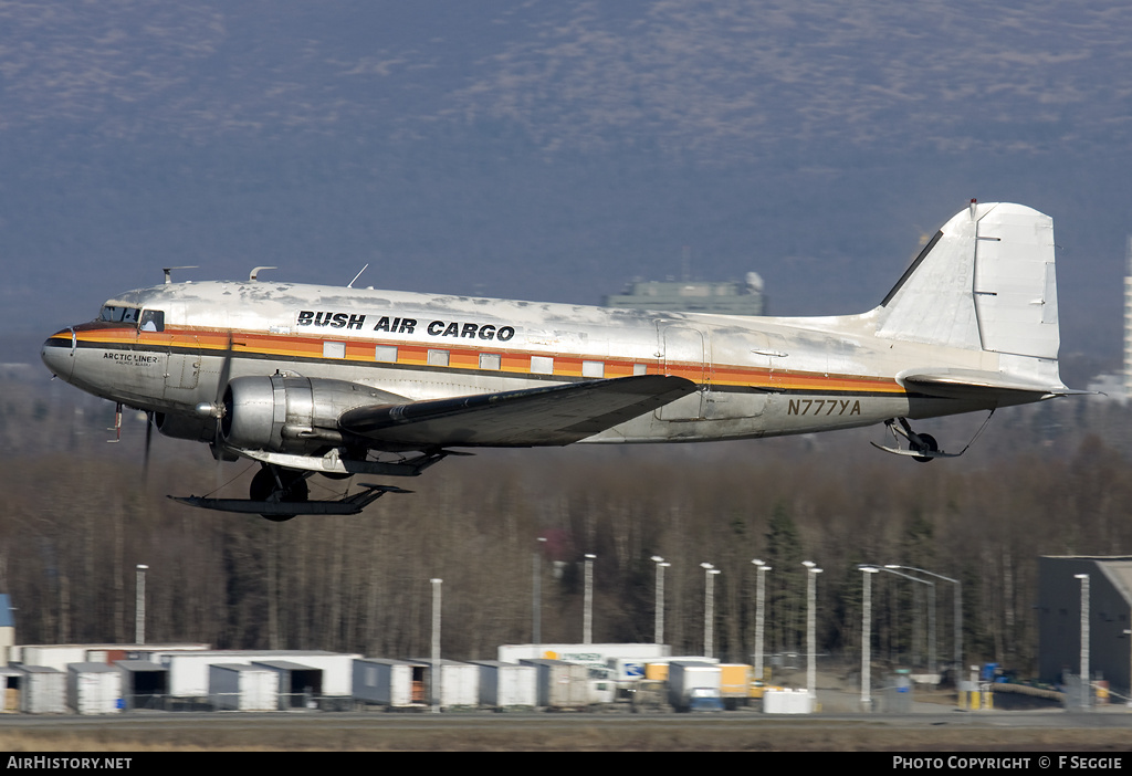 Aircraft Photo of N777YA | Douglas R4D-6 Skytrain | Bush Air Cargo | AirHistory.net #65326