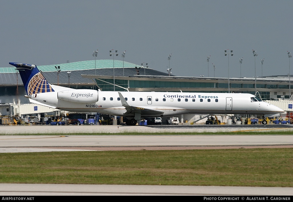 Aircraft Photo of N12160 | Embraer ERJ-145XR (EMB-145XR) | Continental Express | AirHistory.net #65332