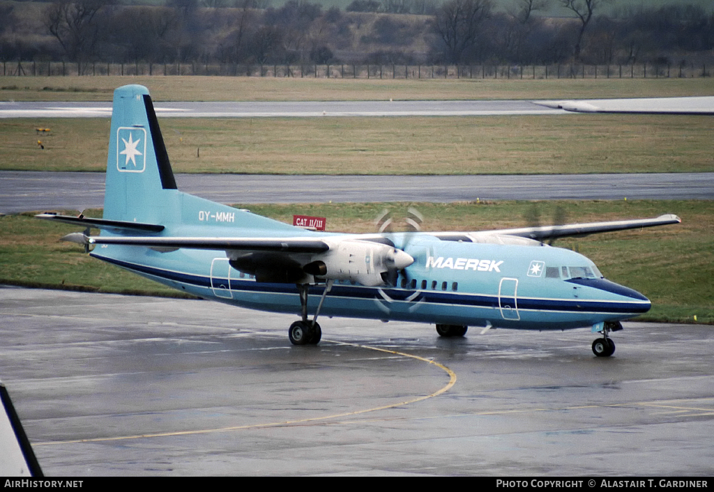 Aircraft Photo of OY-MMH | Fokker 50 | Maersk Air | AirHistory.net #65353