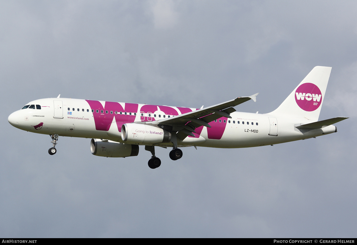 Aircraft Photo of LZ-MDD | Airbus A320-232 | WOW Air | AirHistory.net #65368