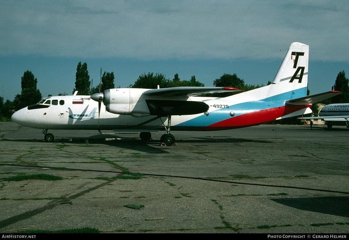 Aircraft Photo of RA-49275 | Antonov An-24T | Tin Air | AirHistory.net #65400