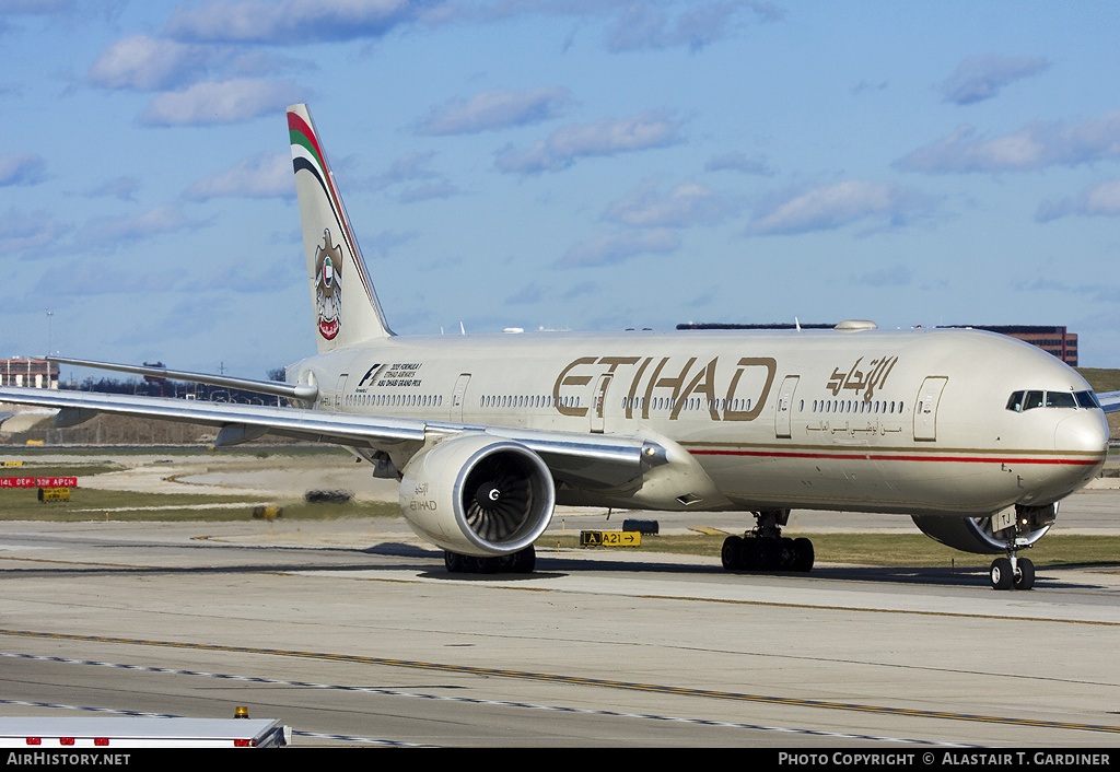 Aircraft Photo of A6-ETJ | Boeing 777-3FX/ER | Etihad Airways | AirHistory.net #65401