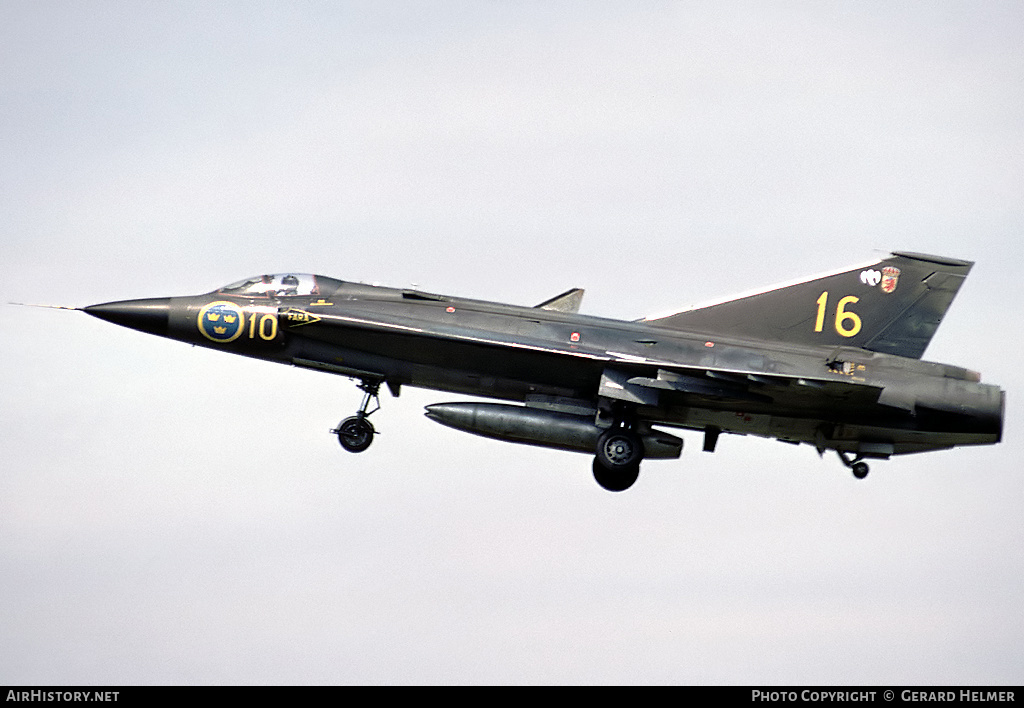 Aircraft Photo of 35495 | Saab J35F-1 Draken | Sweden - Air Force | AirHistory.net #65433