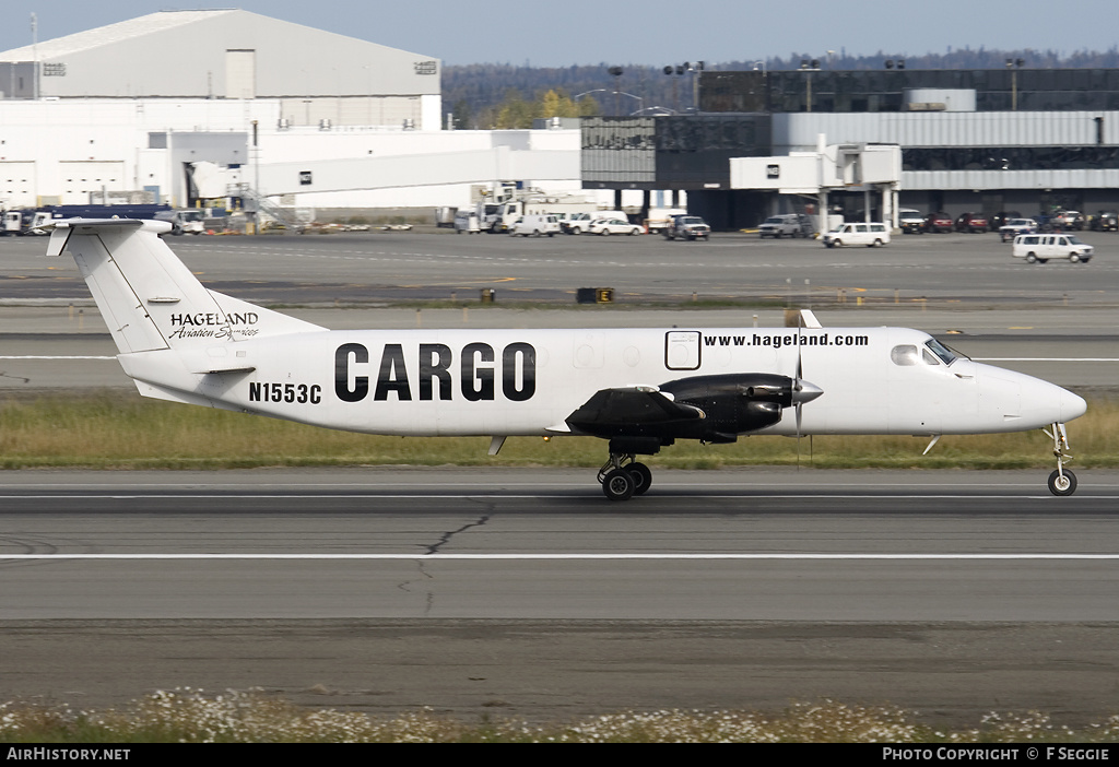 Aircraft Photo of N1553C | Beech 1900C-1(F) | Hageland Aviation Services Cargo | AirHistory.net #65436