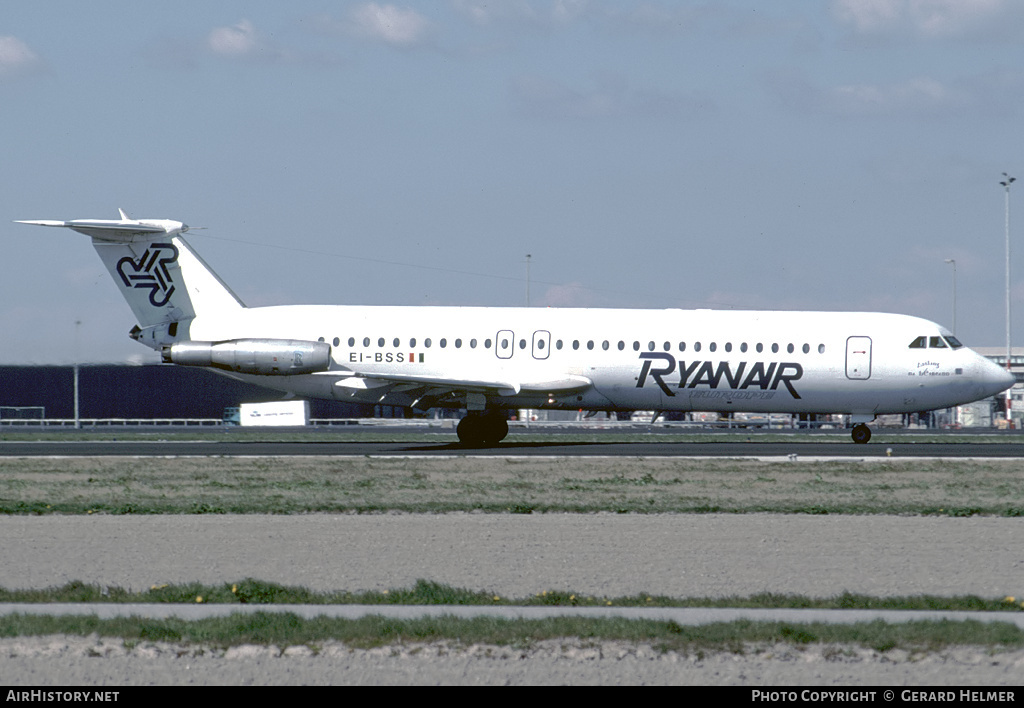Aircraft Photo of EI-BSS | British Aerospace Rombac 111-561RC One-Eleven | Ryanair Europe | AirHistory.net #65448