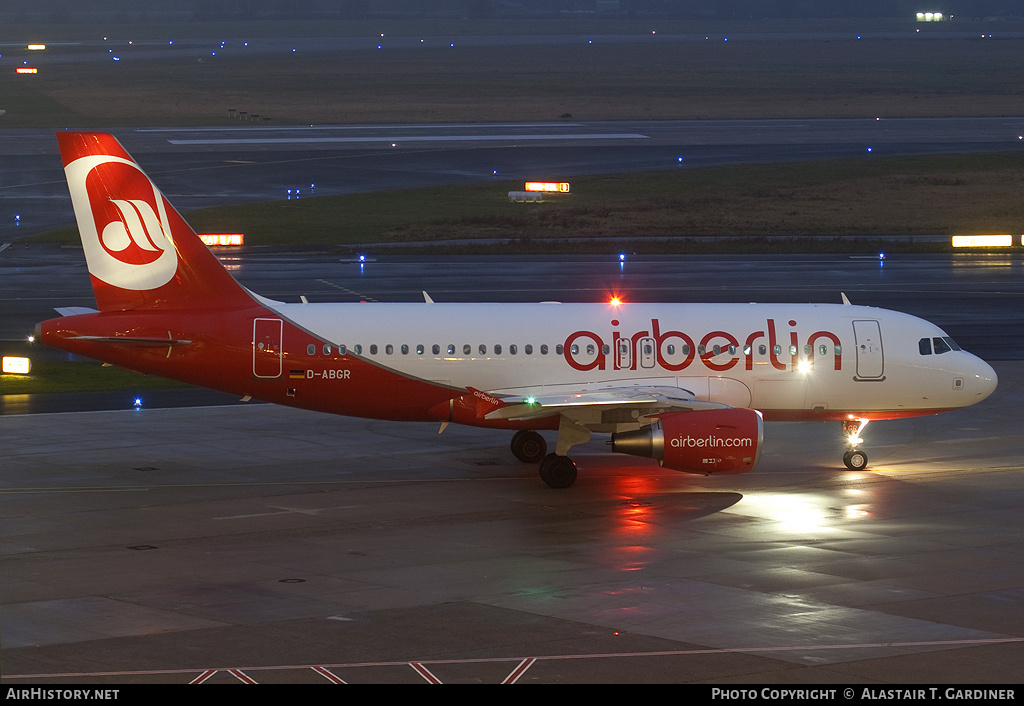 Aircraft Photo of D-ABGR | Airbus A319-112 | Air Berlin | AirHistory.net #65457