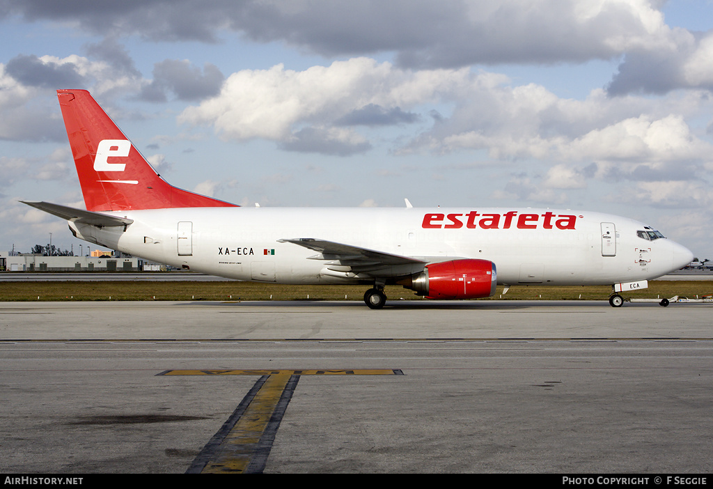 Aircraft Photo of XA-ECA | Boeing 737-3M8(SF) | Estafeta Carga Aerea | AirHistory.net #65465