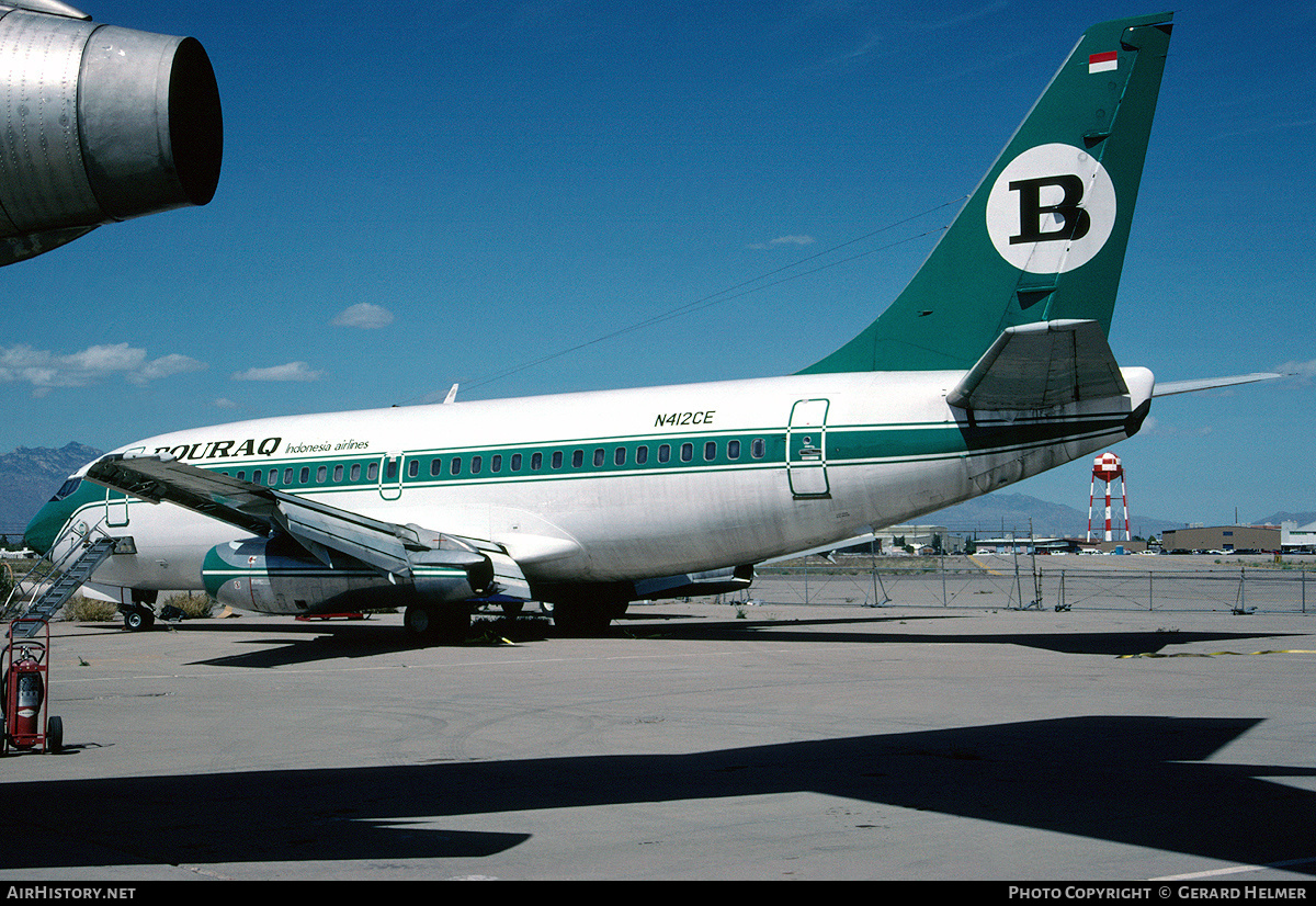 Aircraft Photo of N412CE | Boeing 737-205 | Bouraq Indonesia Airlines | AirHistory.net #65469