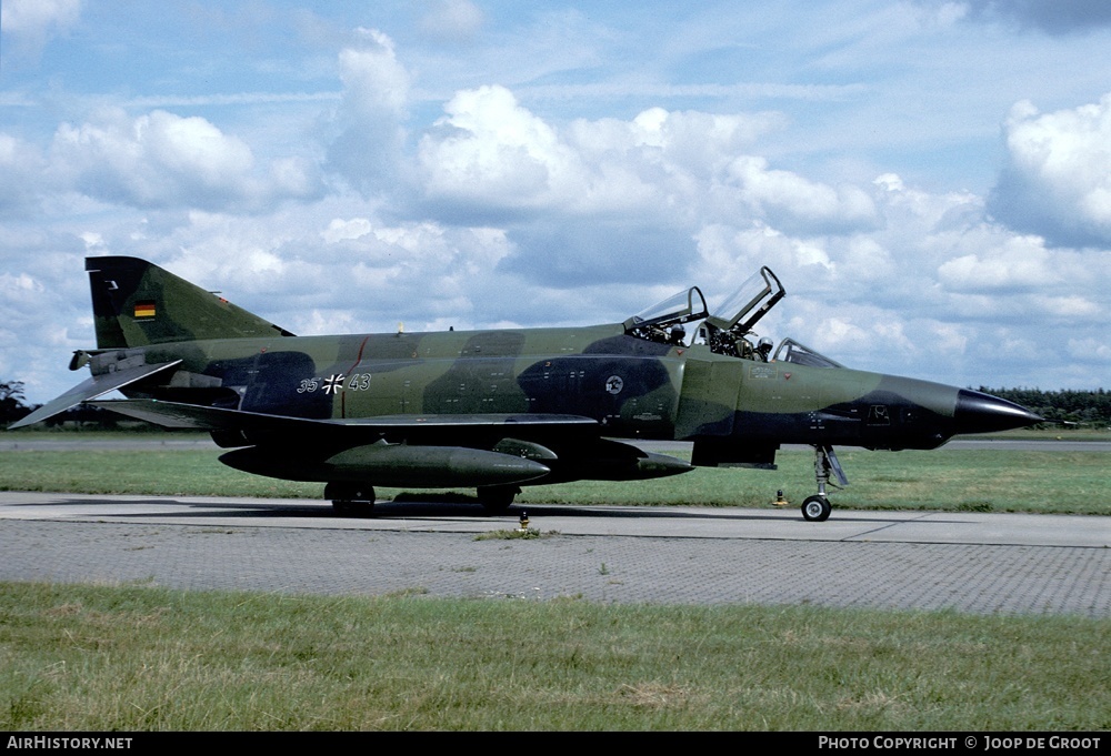 Aircraft Photo of 3543 | McDonnell Douglas RF-4E Phantom II | Germany - Air Force | AirHistory.net #65486