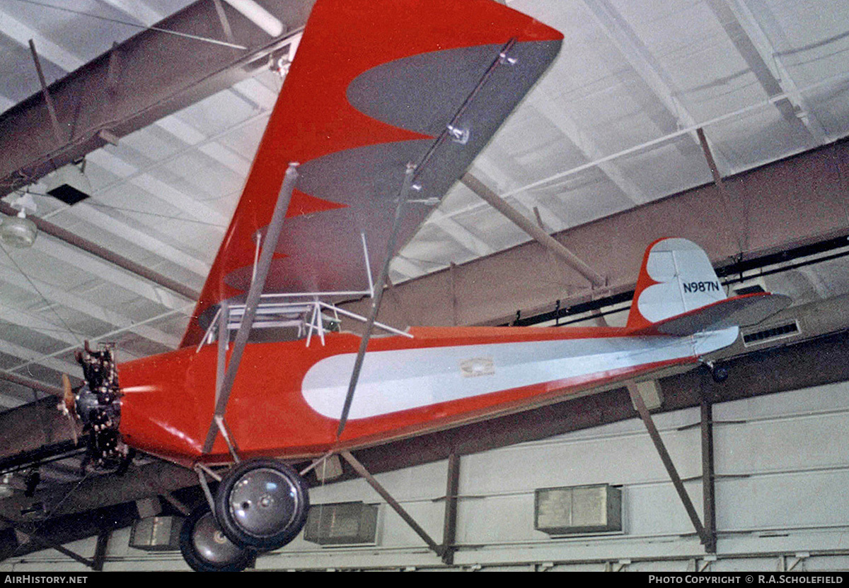Aircraft Photo of N987N | Texas Aero Temple Sportsman Monoplane | AirHistory.net #65489
