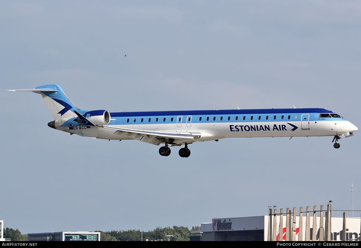 Aircraft Photo of ES-ACC | Bombardier CRJ-900ER (CL-600-2D24) | Estonian Air | AirHistory.net #65498