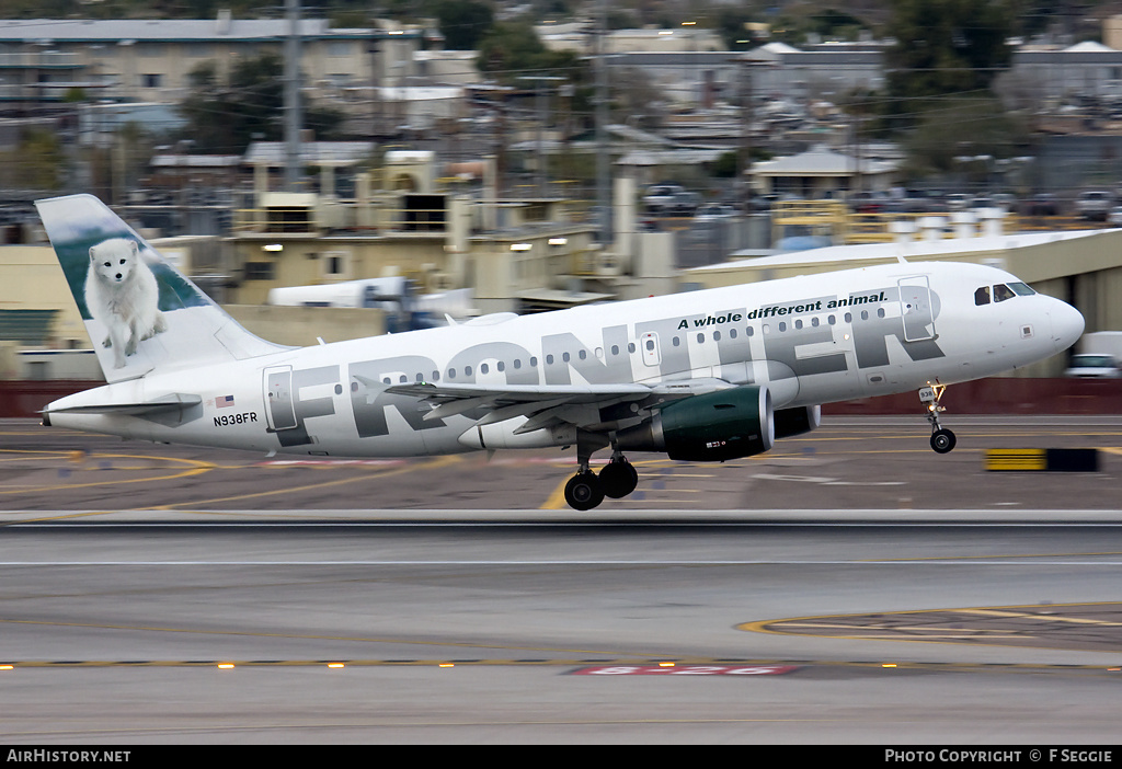 Aircraft Photo of N938FR | Airbus A319-111 | Frontier Airlines | AirHistory.net #65502
