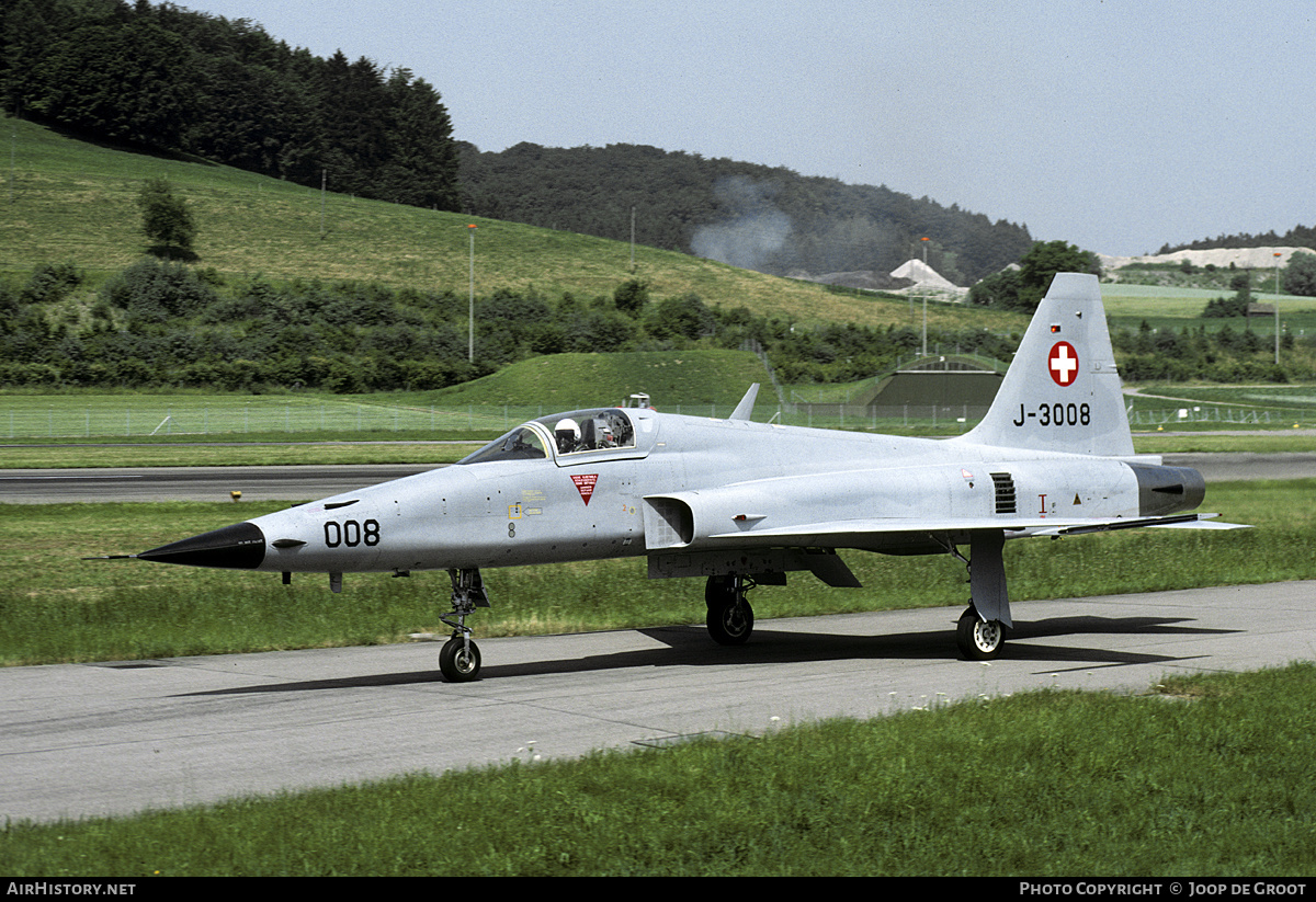 Aircraft Photo of J-3008 | Northrop F-5E Tiger II | Switzerland - Air Force | AirHistory.net #65515