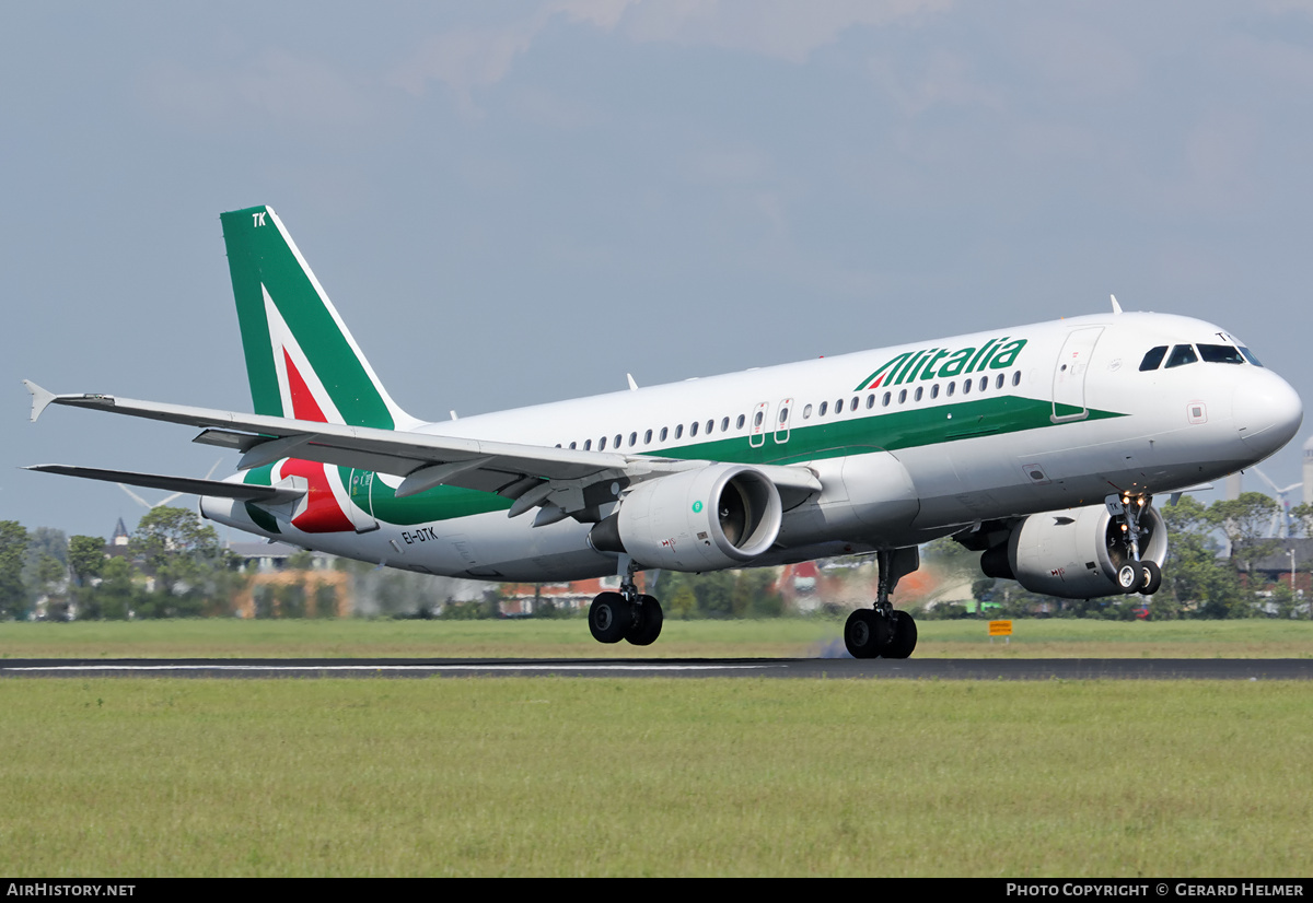 Aircraft Photo of EI-DTK | Airbus A320-216 | Alitalia | AirHistory.net #65516
