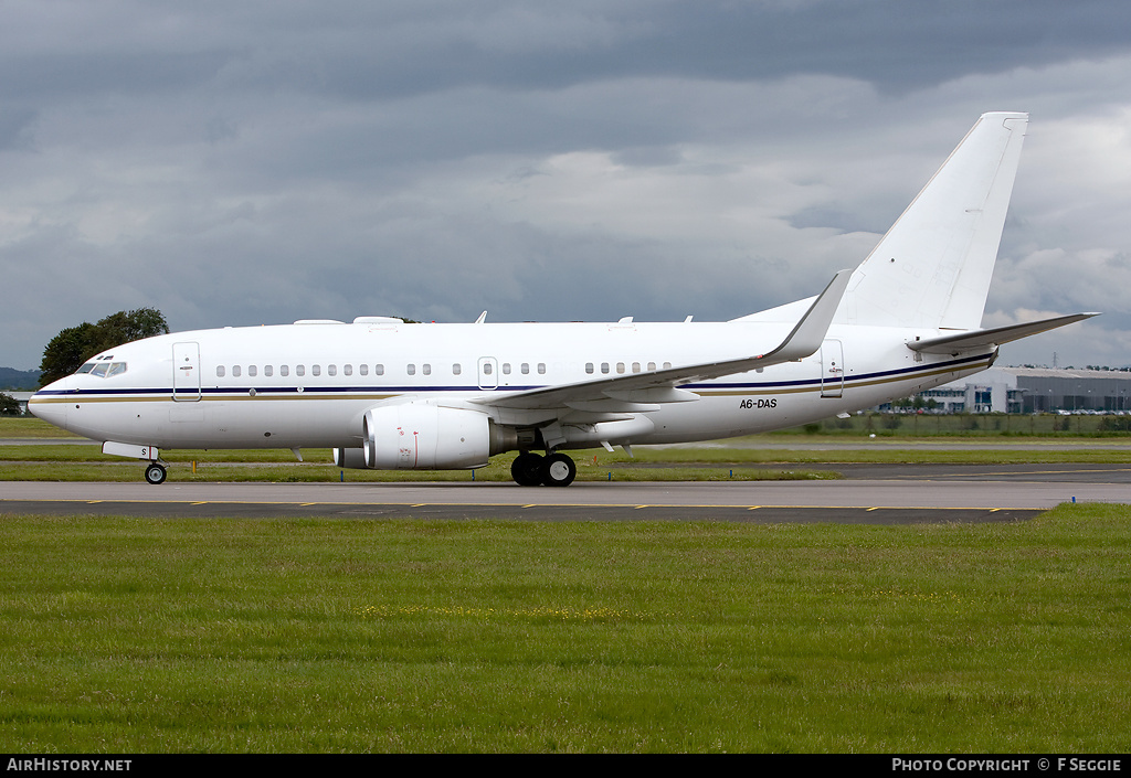 Aircraft Photo of A6-DAS | Boeing 737-7Z5 BBJ | AirHistory.net #65520