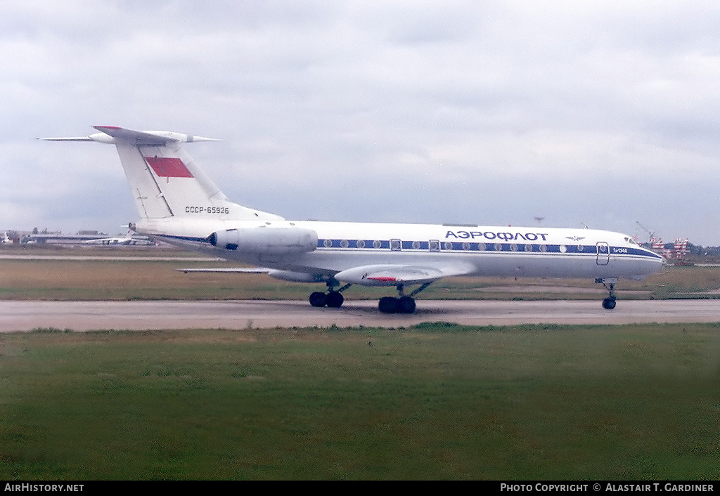 Aircraft Photo of CCCP-65926 | Tupolev Tu-134A | Aeroflot | AirHistory.net #65524