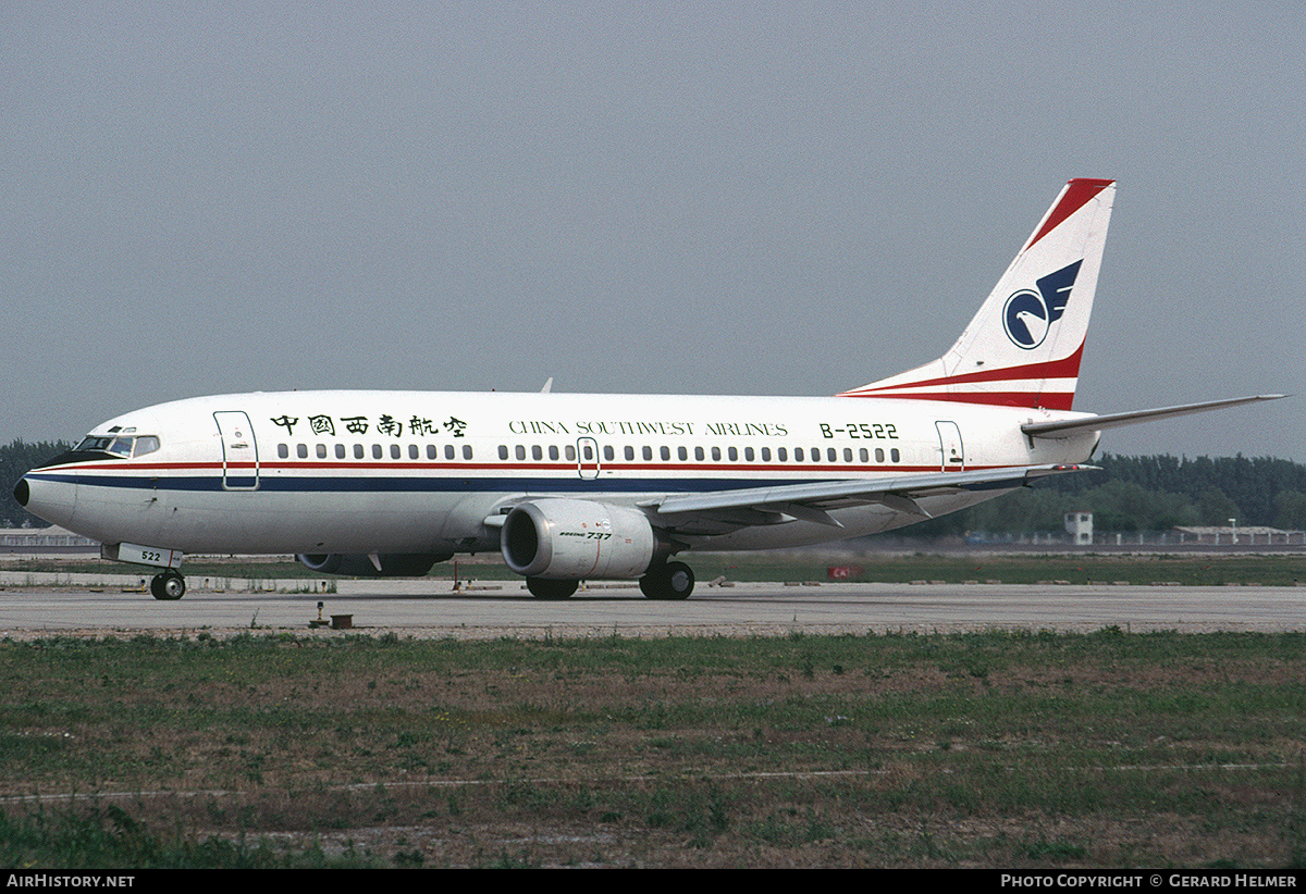 Aircraft Photo of B-2522 | Boeing 737-3Z0 | China Southwest Airlines | AirHistory.net #65536