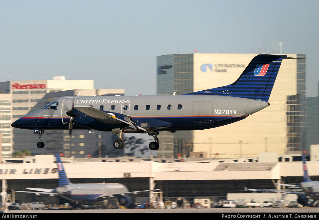 Aircraft Photo of N270YV | Embraer EMB-120(ER) Brasilia | United Express | AirHistory.net #65548