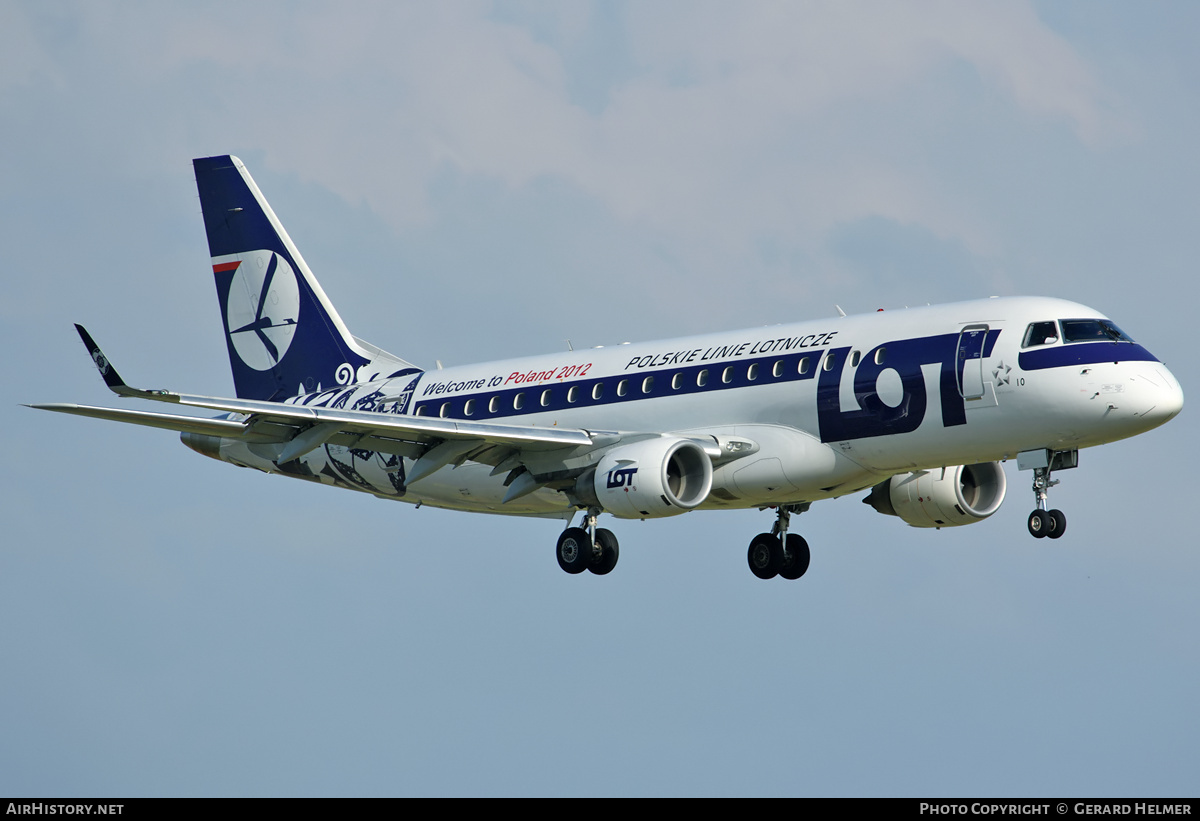 Aircraft Photo of SP-LIO | Embraer 175LR (ERJ-170-200LR) | LOT Polish Airlines - Polskie Linie Lotnicze | AirHistory.net #65562