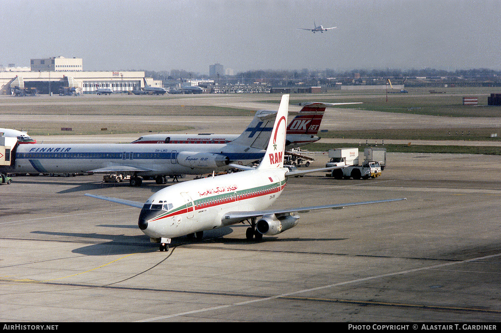 Aircraft Photo of CN-RMI | Boeing 737-2B6/Adv | Royal Air Maroc - RAM | AirHistory.net #65577