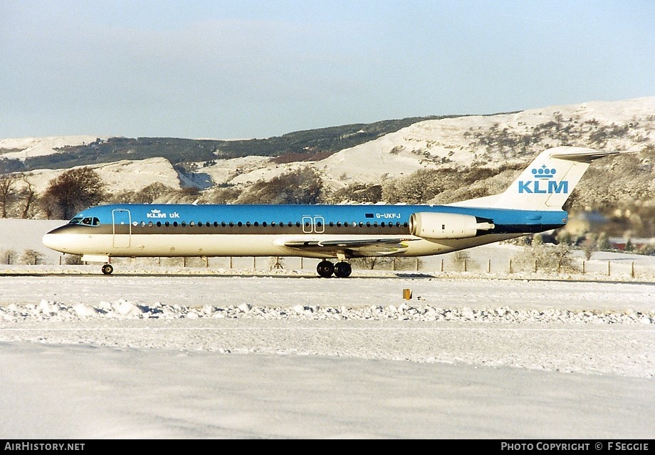 Aircraft Photo of G-UKFJ | Fokker 100 (F28-0100) | KLM UK | AirHistory.net #65593