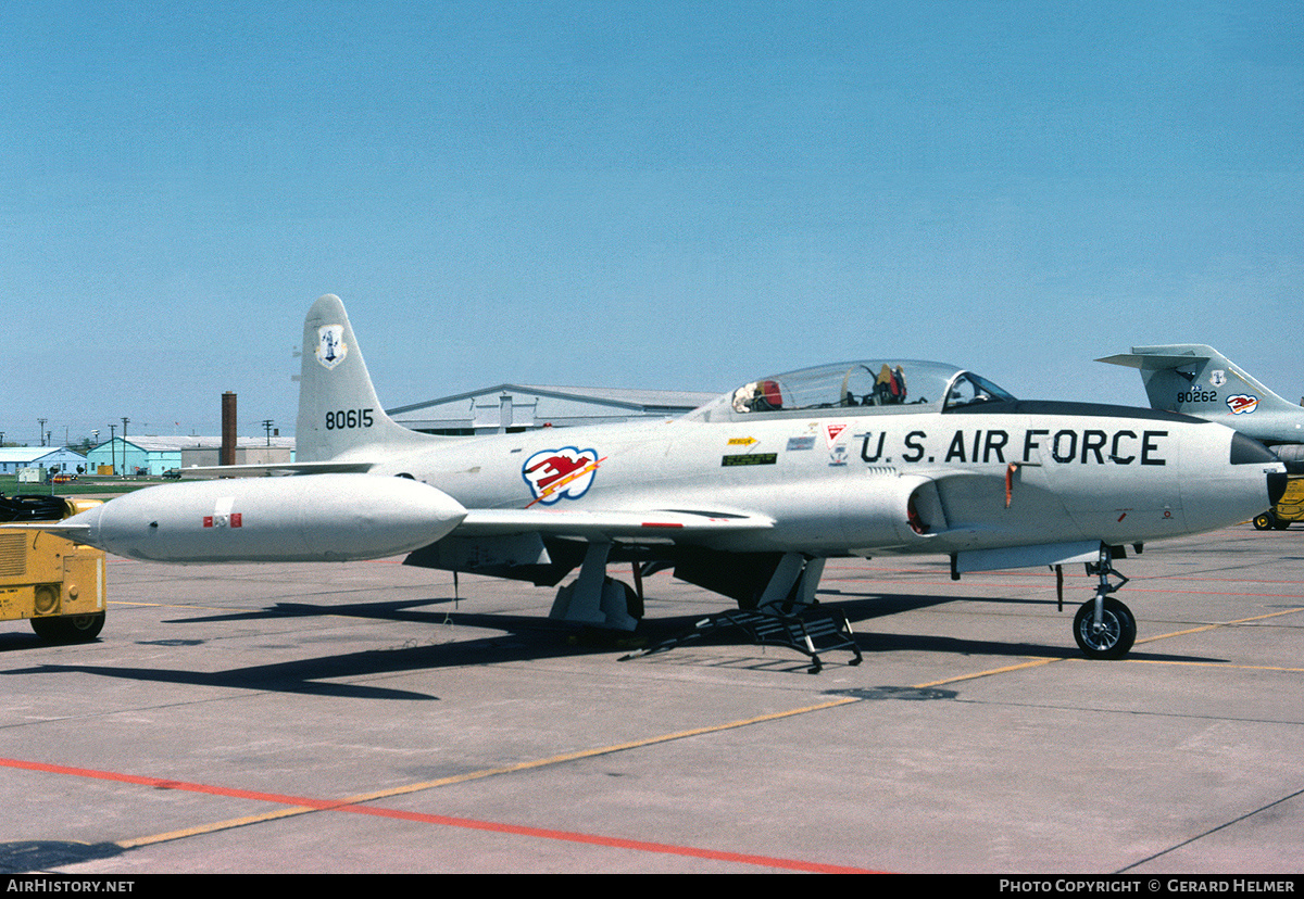 Aircraft Photo of 58-0615 / 80615 | Lockheed T-33A | USA - Air Force | AirHistory.net #65594