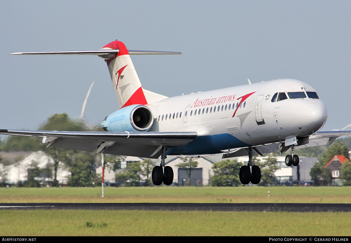 Aircraft Photo of OE-LFI | Fokker 70 (F28-0070) | Austrian Arrows | AirHistory.net #65602