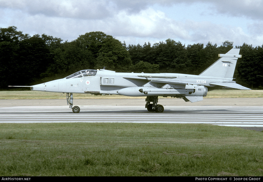 Aircraft Photo of XZ104 | Sepecat Jaguar GR1A | UK - Air Force | AirHistory.net #65606