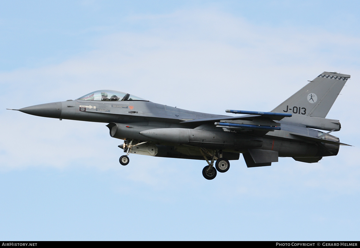 Aircraft Photo of J-013 | General Dynamics F-16AM Fighting Falcon | Netherlands - Air Force | AirHistory.net #65607