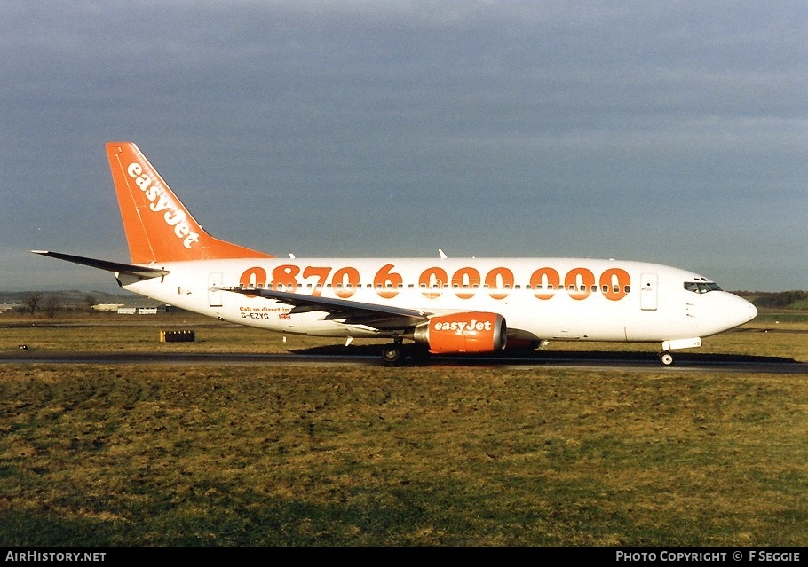 Aircraft Photo of G-EZYG | Boeing 737-33V | EasyJet | AirHistory.net #65608