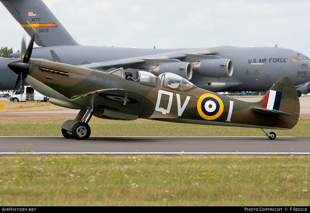 Aircraft Photo of G-CCCA | Supermarine 509 Spitfire T9C | UK - Air Force | AirHistory.net #65611