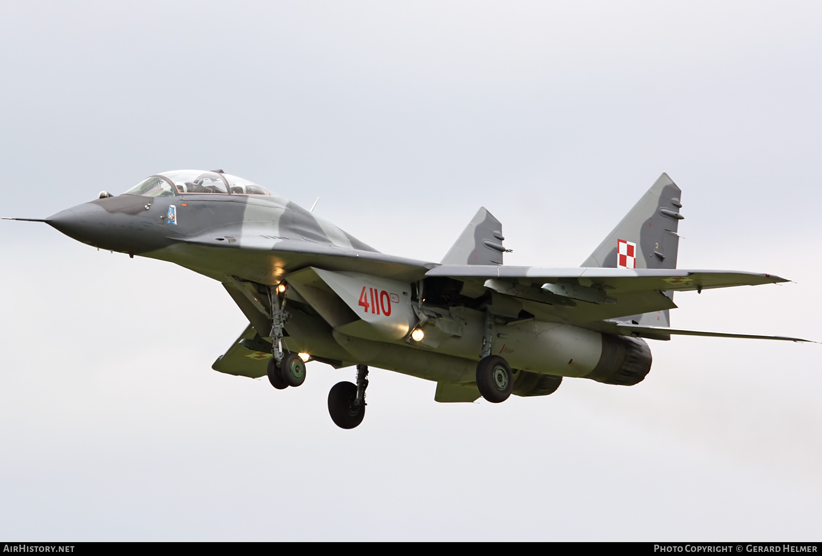 Aircraft Photo of 4110 | Mikoyan-Gurevich MiG-29GT (9-51) | Poland - Air Force | AirHistory.net #65638