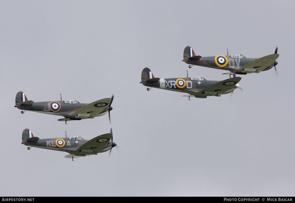 Aircraft Photo of G-MKIA / P9374 | Supermarine 300 Spitfire Mk1A | UK - Air Force | AirHistory.net #65643