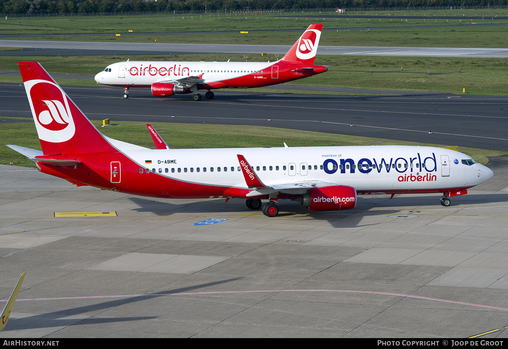 Aircraft Photo of D-ABME | Boeing 737-86J | Air Berlin | AirHistory.net #65672