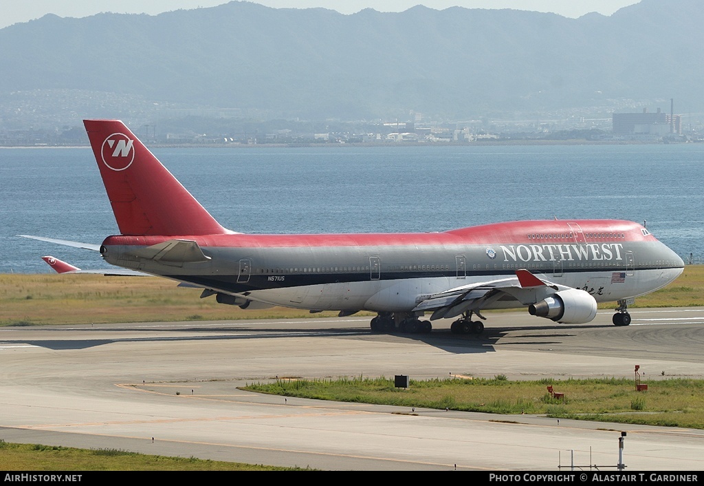 Aircraft Photo of N671US | Boeing 747-451 | Northwest Airlines | AirHistory.net #65675