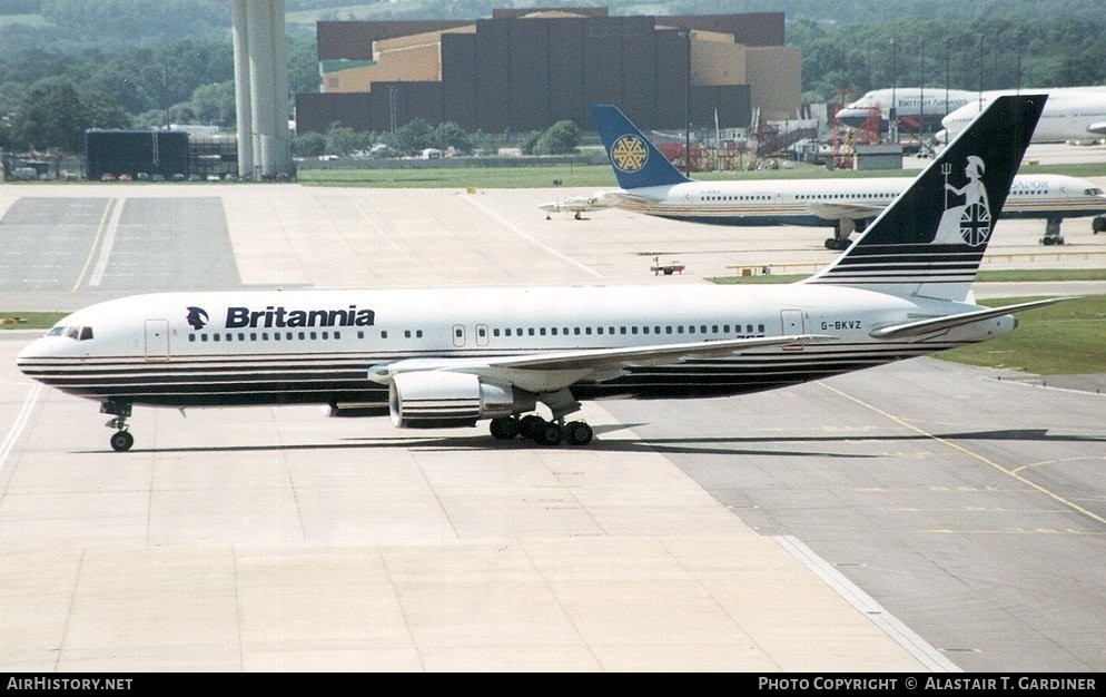 Aircraft Photo of G-BKVZ | Boeing 767-204 | Britannia Airways | AirHistory.net #65676