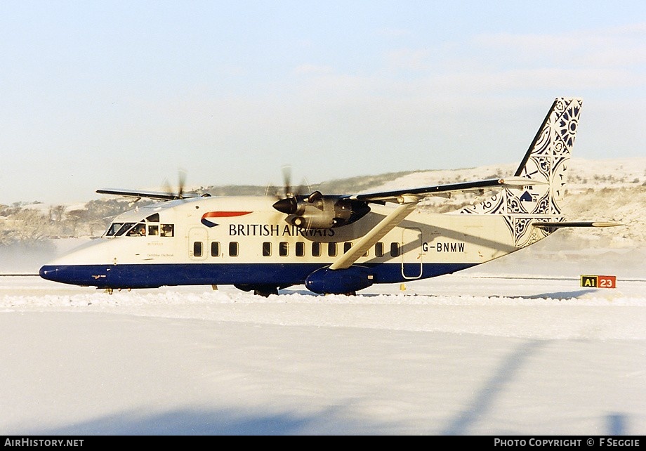 Aircraft Photo of G-BNMW | Short 360-100 | British Airways | AirHistory.net #65681