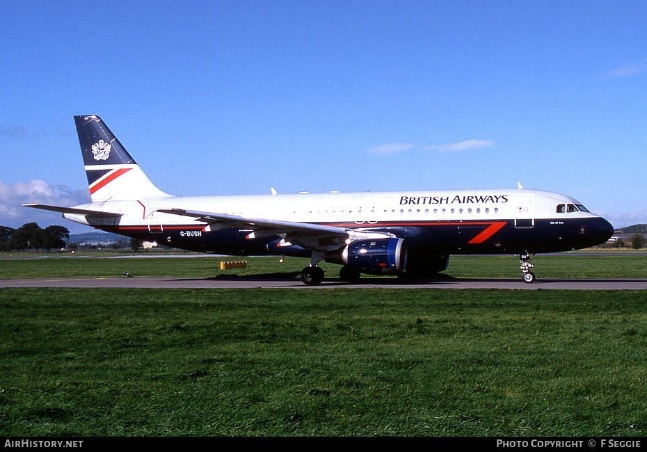 Aircraft Photo of G-BUSH | Airbus A320-211 | British Airways | AirHistory.net #65682