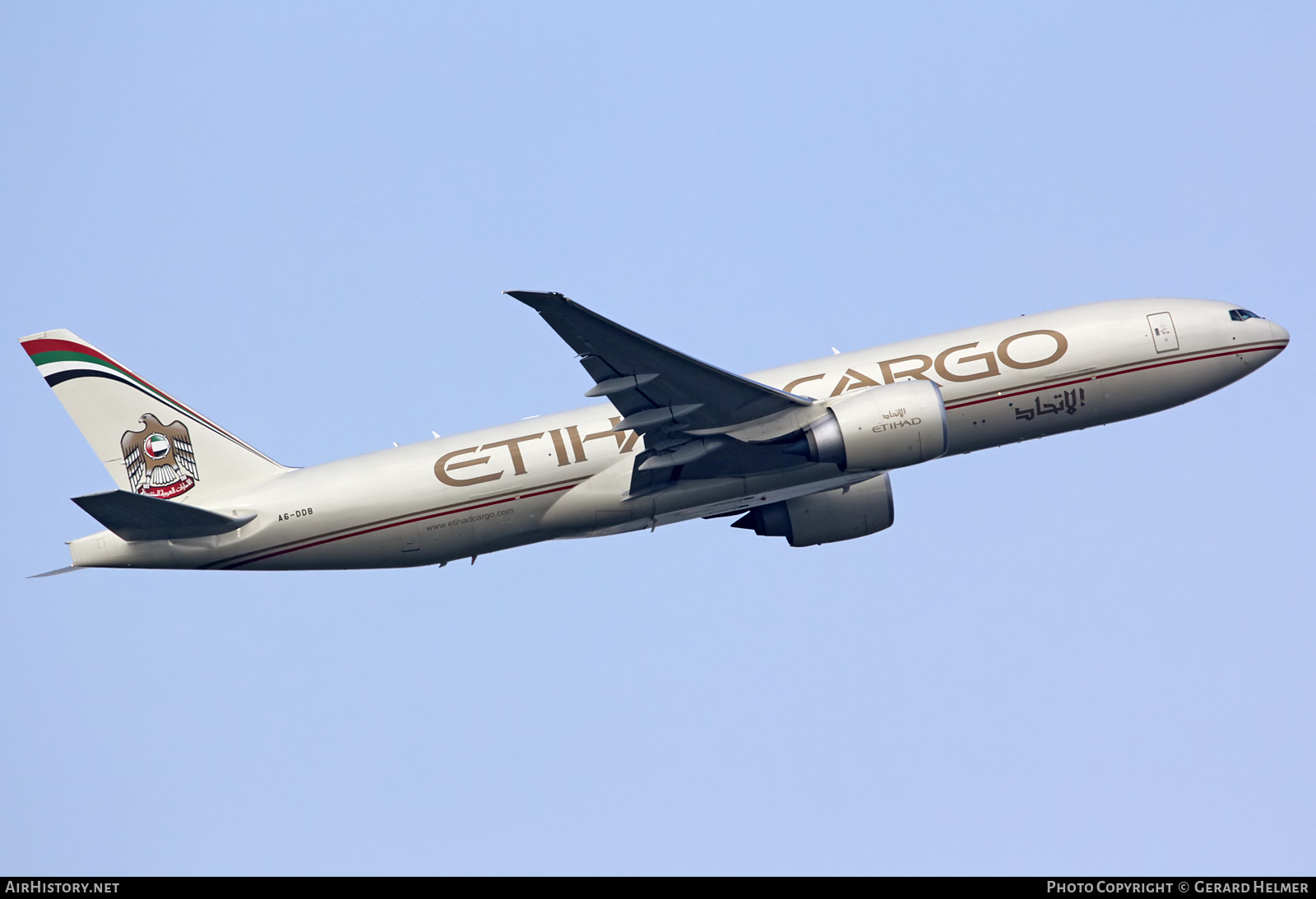 Aircraft Photo of A6-DDB | Boeing 777-FFX | Etihad Airways Cargo | AirHistory.net #65684
