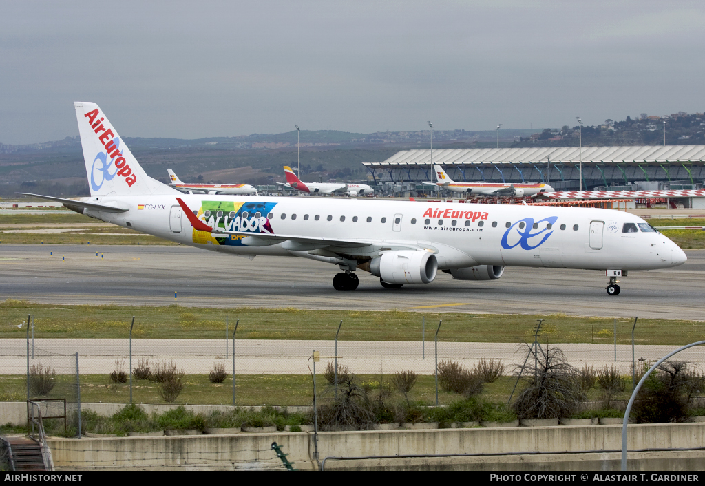 Aircraft Photo of EC-LKX | Embraer 195LR (ERJ-190-200LR) | Air Europa | AirHistory.net #65710